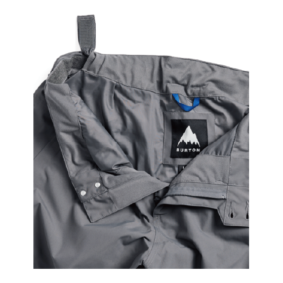 BURTON ウェア バートン  Men's Reserve 2L Baggy Pant Gotham Gray 3117710E5N 26-27 スノーボードウェア 日本正規品