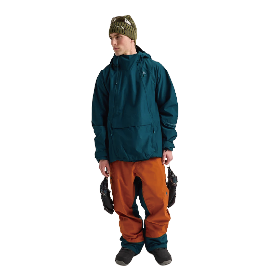 BURTON ウェア バートン  Men's Reserve 2L Relaxed Anorak Atlantic Teal 3025910E9K 26-27 スノーボードウェア 日本正規品