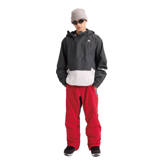 BURTON ウェア バートン  Men's Reserve 2L Relaxed Anorak Gotham Gray/Gray Cloud 3025910E7S 26-27 スノーボードウェア 日本正規品