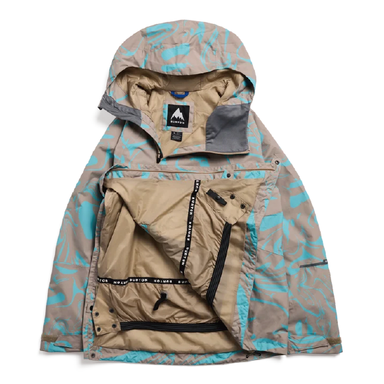 BURTON ウェア バートン  Men's Reserve 2L Relaxed Anorak Liquid Mineral 3025910E5V 26-27 スノーボードウェア 日本正規品