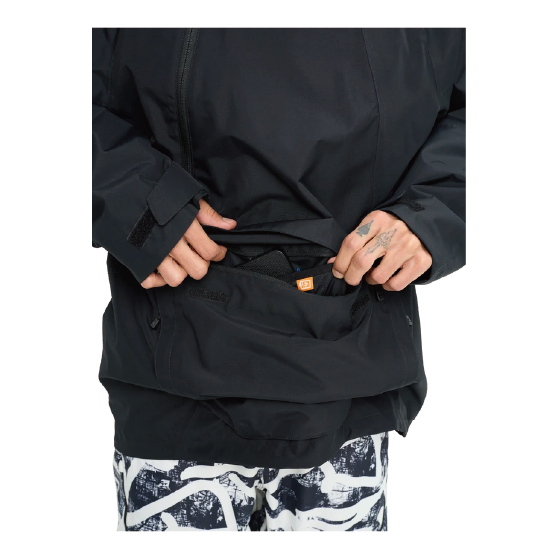 BURTON ウェア バートン  Men's Reserve 2L Relaxed Anorak True Black 3025910A04 26-27 スノーボードウェア 日本正規品