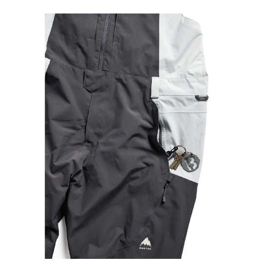 BURTON ウェア バートン  Men's Reserve 2L Relaxed Bib Pants Gotham Gray/Gray Cloud 3026910E7S 26-27 スノーボードウェア 日本正規品