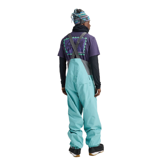 BURTON ウェア バートン  Men's Reserve 2L Relaxed Bib Pants Mineral Blue 3026910E9A 26-27 スノーボードウェア 日本正規品
