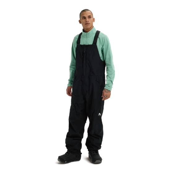 BURTON ウェア バートン  Men's Reserve 2L Relaxed Bib Pants True Black 3026910A04 26-27 スノーボードウェア 日本正規品
