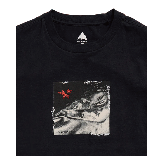 BURTON バートン  Rider 27 Short Sleeve T-Shirt True Black 3075310A04 26-27 日本正規品