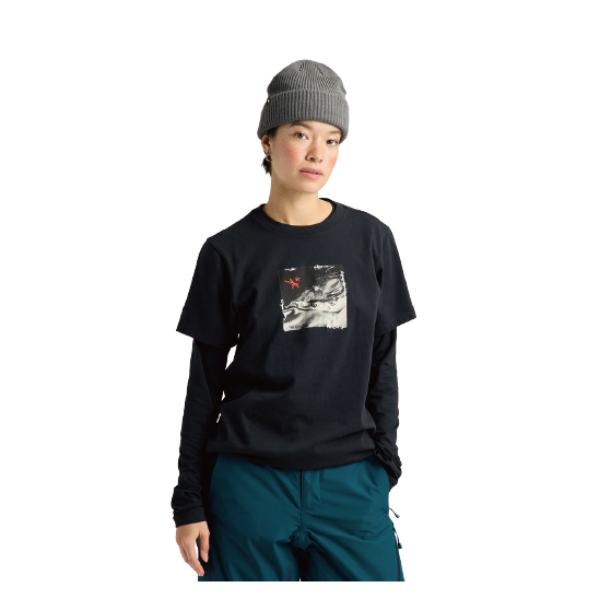 BURTON バートン  Rider 27 Short Sleeve T-Shirt True Black 3075310A04 26-27 日本正規品