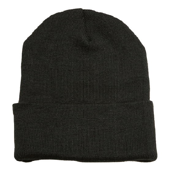 NEWHATTAN ニューハッタン [newhattan] 100% ACRYLIC KNIT HATS 25-26 スノーボード ビーニー Black