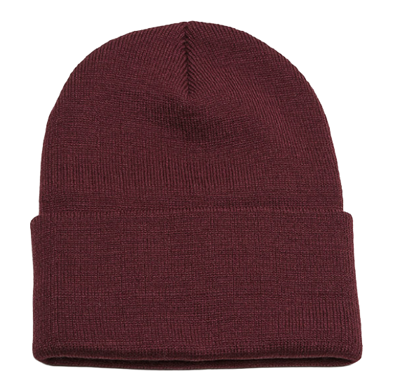 NEWHATTAN ニューハッタン [newhattan] 100% ACRYLIC KNIT HATS 25-26 スノーボード ビーニー Burgundy