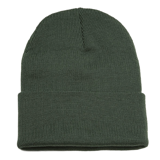 NEWHATTAN ニューハッタン [newhattan] 100% ACRYLIC KNIT HATS 25-26 スノーボード ビーニー Dark Green
