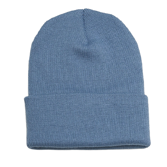 NEWHATTAN ニューハッタン [newhattan] 100% ACRYLIC KNIT HATS 25-26 スノーボード ビーニー Sky Blue