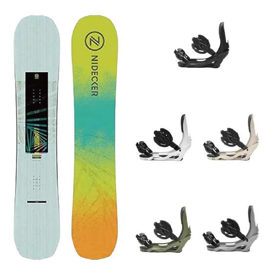 NIDECKER 25-26 VERVE LTD & LINK 26-27 GREED PRO 2点セット 日本正規品