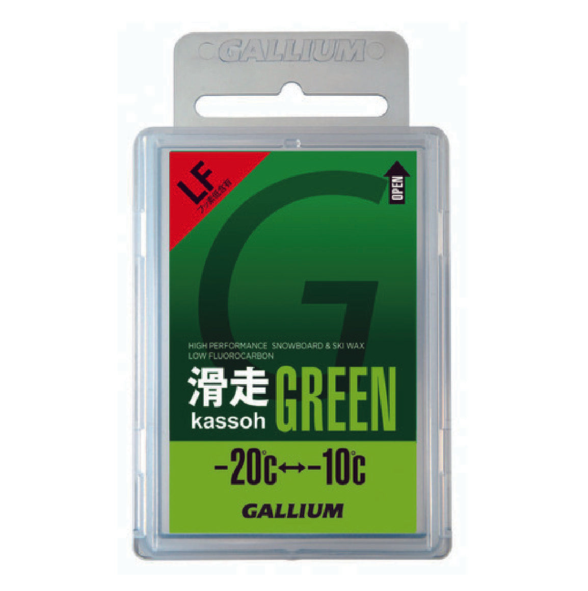 GALLIUM ガリウム 滑走(kassoh) GREEN(50g) 25-26 スノーボード アクセサリー