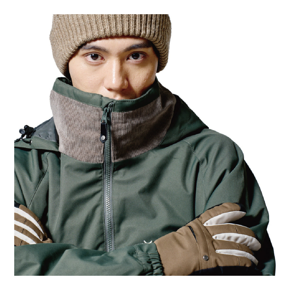 FNS49 フォーナイン SB GLOVE(5F) 25-26 スノーボード グローブ GRY