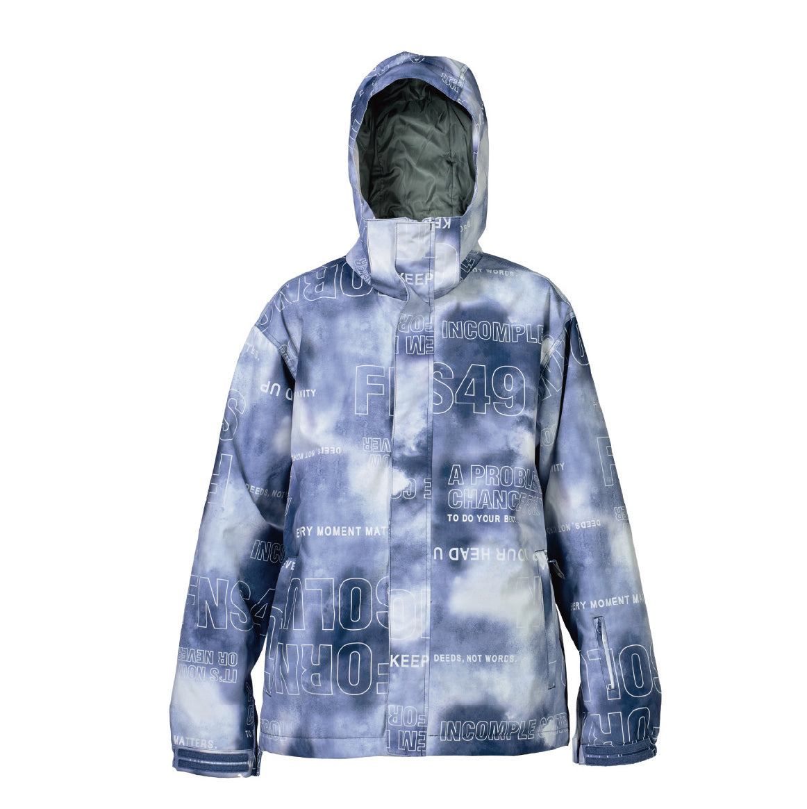スノーボード ウェア フォーナイン FNS49 PRINT JACKET DOPE 25-26 送料無料 日本正規品 予約商品 店頭受け取り可能