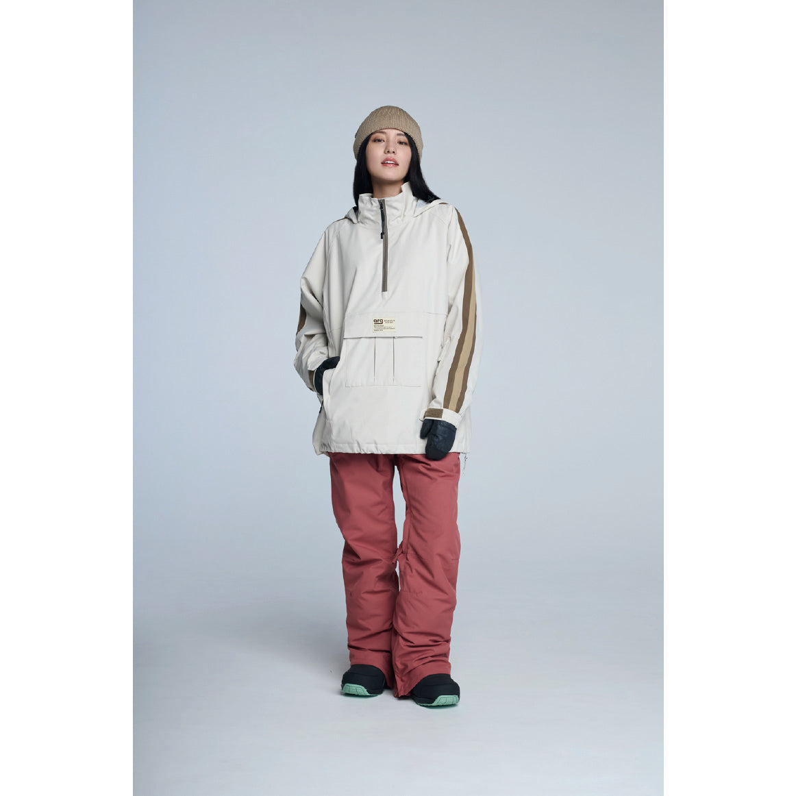 スノーボード ウェア エーアールジー ARG LADIES JAKET ARJ15004 LT.BEIGE 送料無料 日本正規品