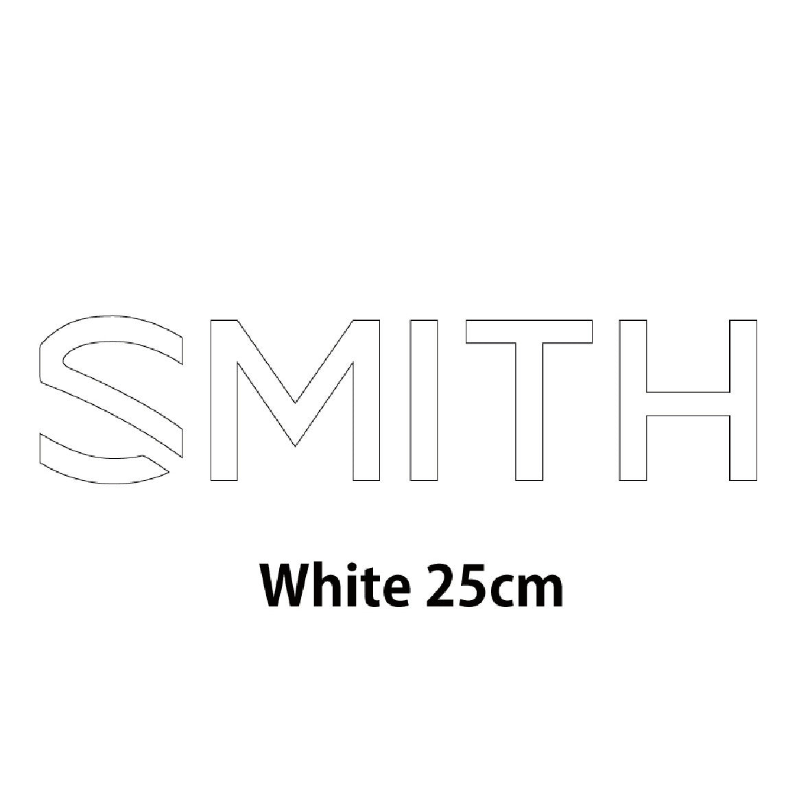 SMITH スミス LOGO CUTTING
(切り字ﾀｲﾌﾟ) 25-26 スノーボード アクセサリー WHITE