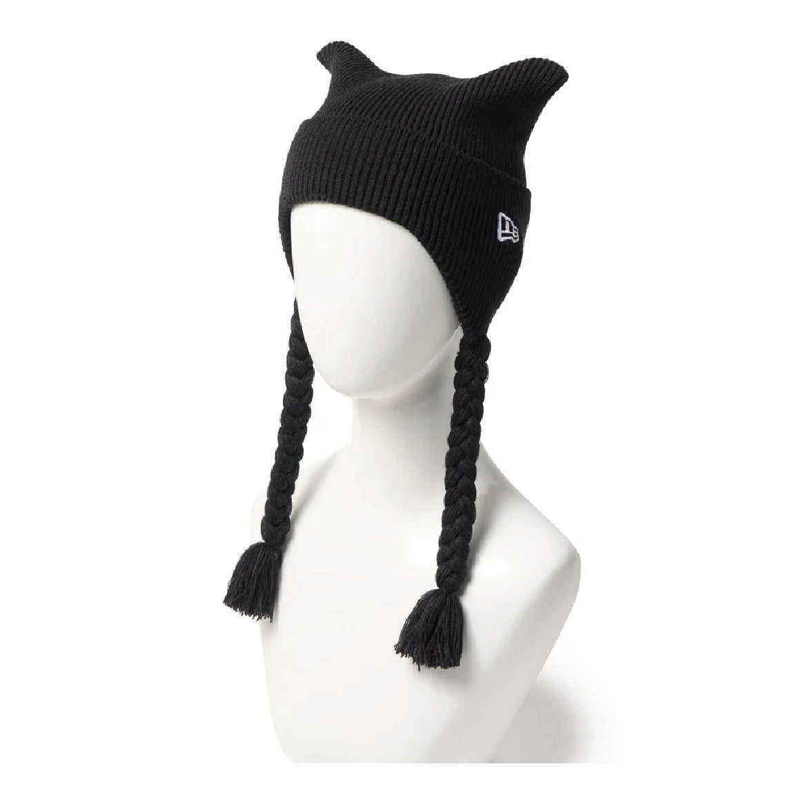 NEWERA ニューエラ [newera] KIDS RIB SQUARE KNIT FLAP BLK 25-26 スノーボード アクセサリー -