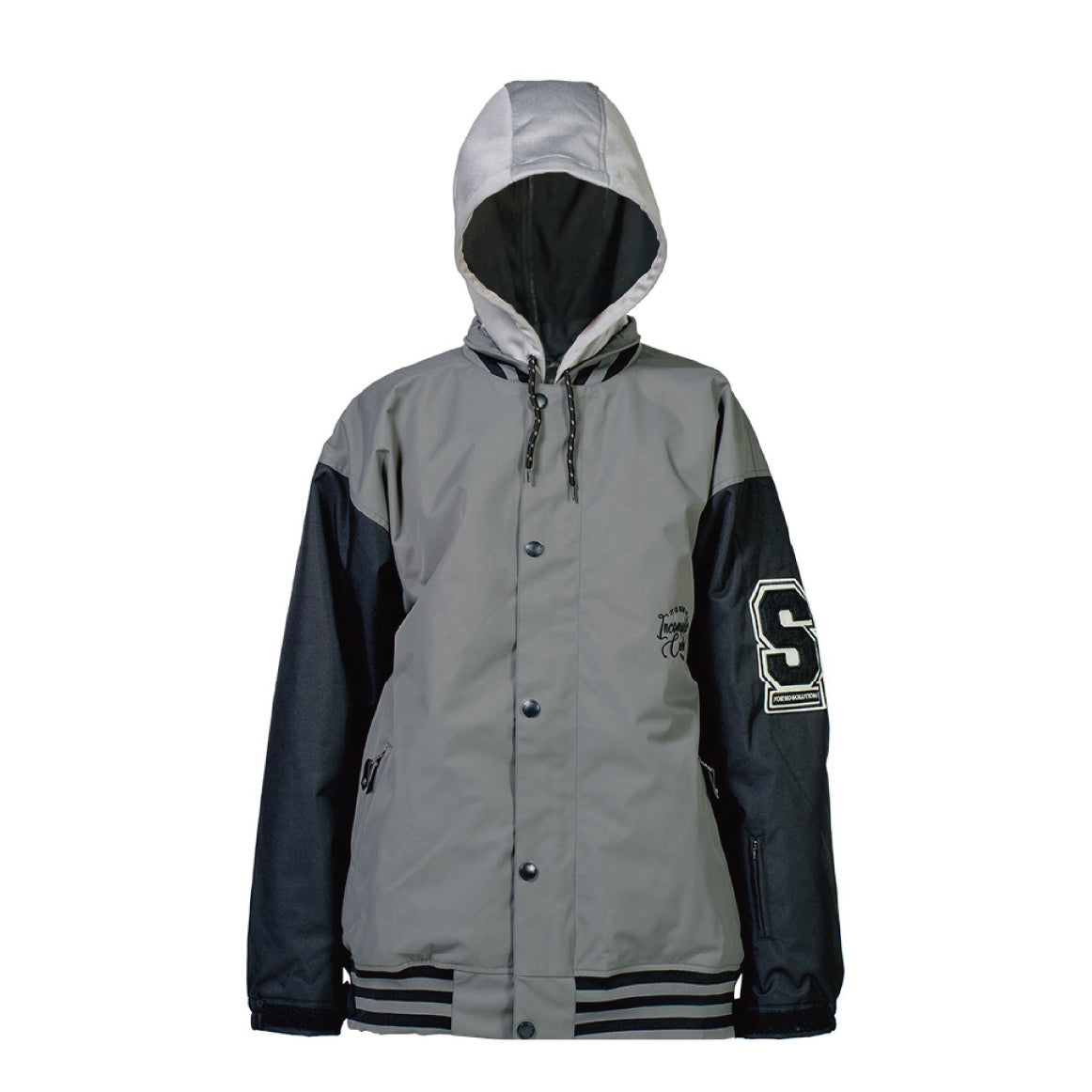 スノーボード ウェア フォーナイン FNS49 STADIUM JACKET GRY 25-26 送料無料 日本正規品 予約商品 店頭受け取り可能