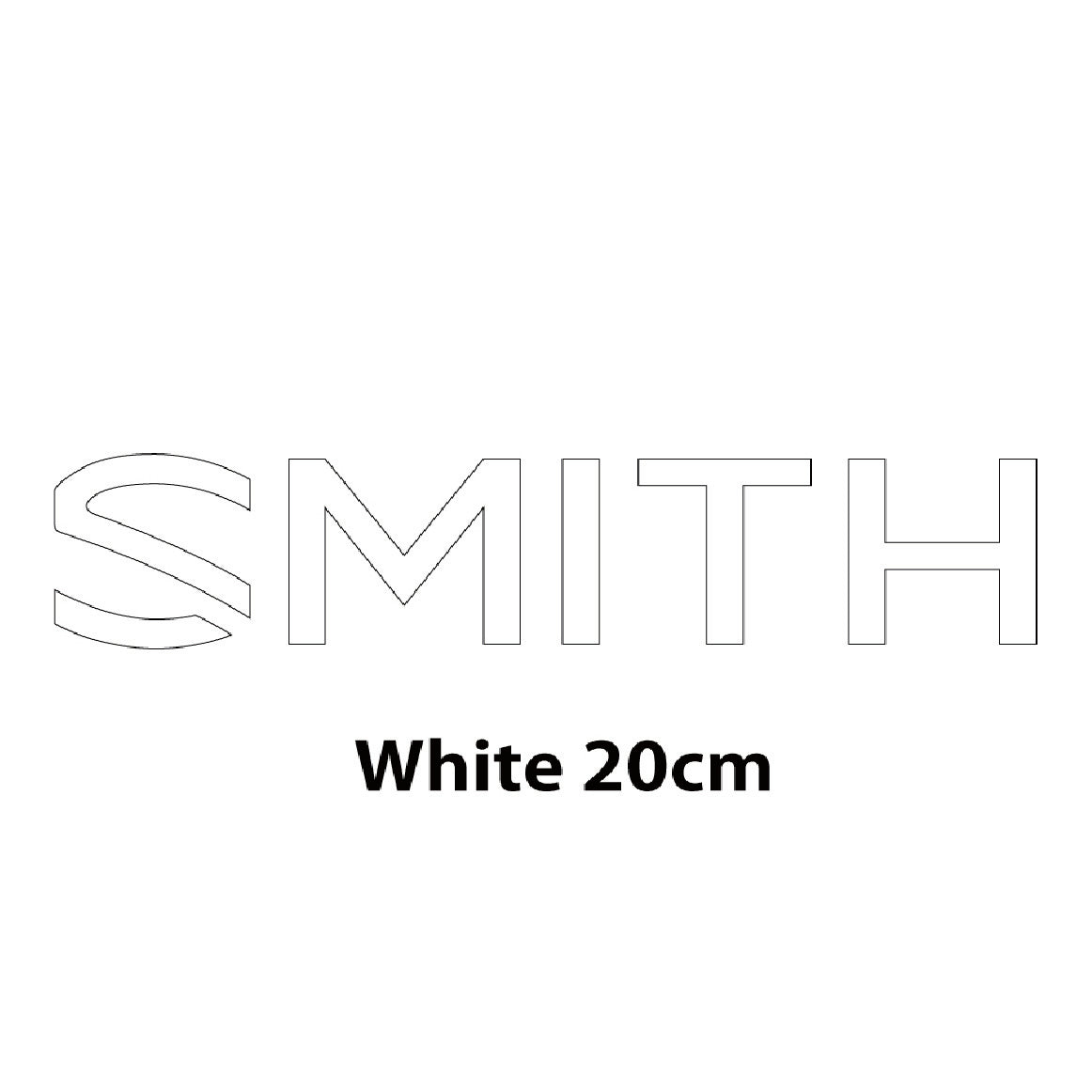 SMITH スミス LOGO CUTTING
(切り字ﾀｲﾌﾟ) 25-26 スノーボード アクセサリー WHITE