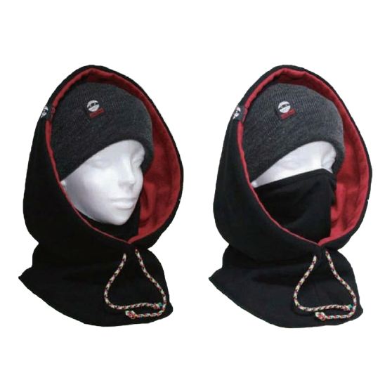 SHOWTIME ショウタイム [showtime] ﾌｰﾄﾞｳｫｰﾏｰ ｿﾘｯﾄﾞ 24-25 スノーボード フードウォーマー Black Grey