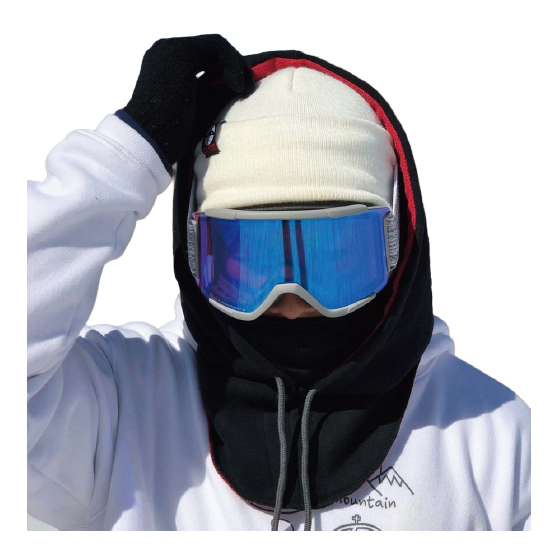 SHOWTIME ショウタイム [showtime] ﾌｰﾄﾞｳｫｰﾏｰ ｿﾘｯﾄﾞ 24-25 スノーボード フードウォーマー Black Grey