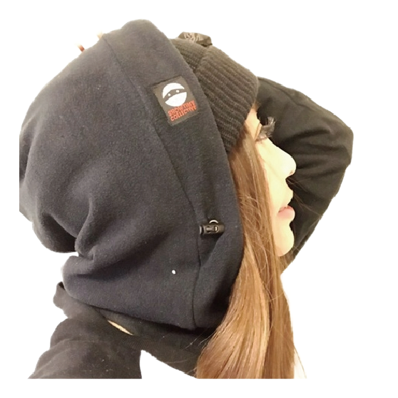 SHOWTIME ショウタイム [showtime] ﾌｰﾄﾞｳｫｰﾏｰ ｿﾘｯﾄﾞ 24-25 スノーボード フードウォーマー Black Grey