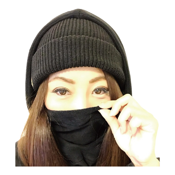 SHOWTIME ショウタイム [showtime] ﾌｰﾄﾞｳｫｰﾏｰ ｿﾘｯﾄﾞ 24-25 スノーボード フードウォーマー Black Grey