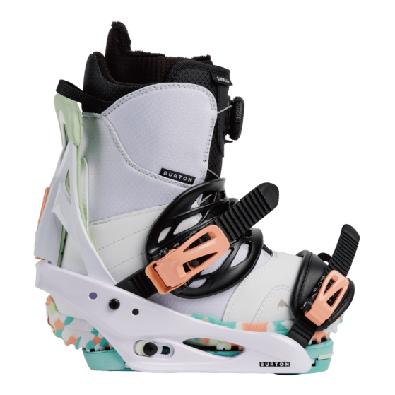 BURTON ビンディング バートン  Kids' Smalls Re:Flex White/Multi 1057516ATG 26-27 バインディング 日本正規品