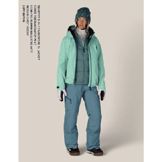 686 ウェア ロクハチロク WOMENS GEODE THERMAGRAPH® PANT SOLAR REVERB M6WN440 26-27 スノーボードウェア 日本正規品