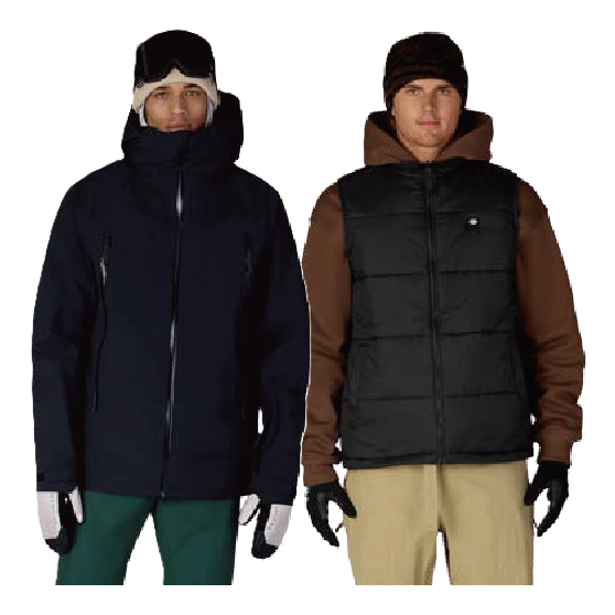 686 ウェア ロクハチロク MENS SMARTY? 3-IN-1 RODEO? 3L JACKET BLACK M5WN150 26-27 スノーボードウェア 日本正規品