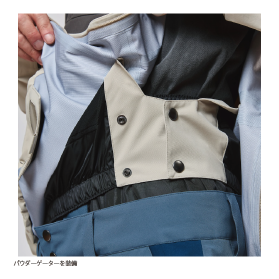 UNFUDGE ウェア アンファッジ SMOKE ANORAK BEIGE / CHARCOAL 26-27 スノーボードウェア 日本正規品