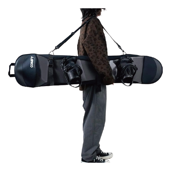 COMFY コンフィ [comfy] SOLEGUARD BAG 25-26 スノーボード ケース Black