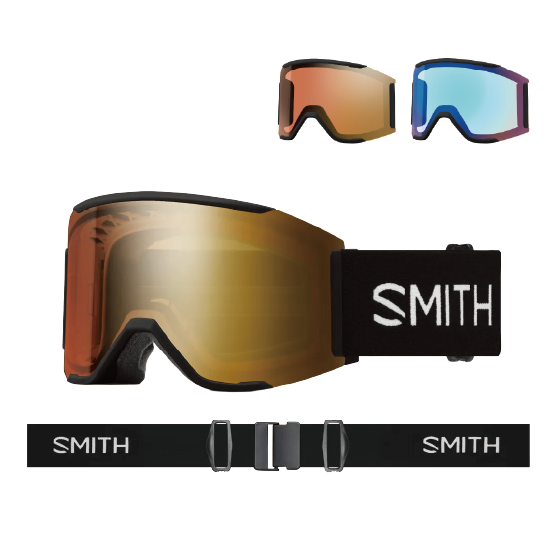 SMITH ゴーグル スミス  SQUAD MAG BLACK 010276050 26-27 スノーボードゴーグル 日本正規品