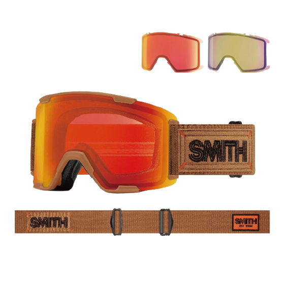 SMITH ゴーグル スミス  STASH XL CAMEL WARM STEEL 010276576 26-27 スノーボードゴーグル 日本正規品