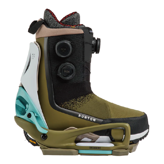 BURTON STEP ON ビンディング バートン ステップオン  Men's Step On Genesis EST White/Dried Moss 2437611E9M 26-27 バインディング 日本正規品