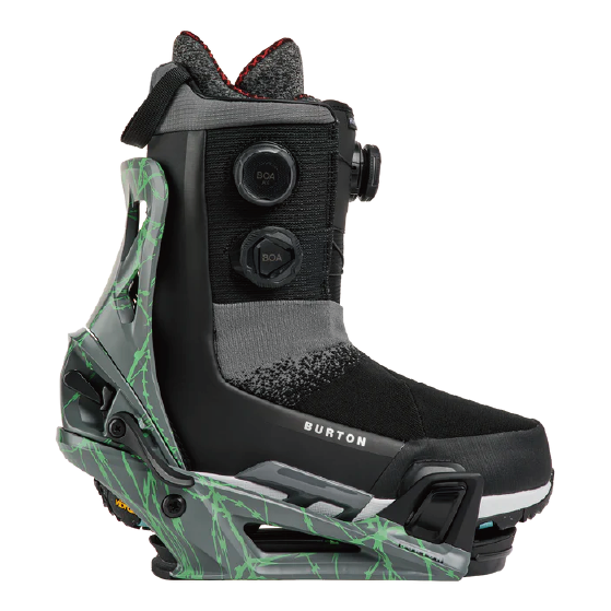 BURTON STEP ON ビンディング バートン ステップオン  Men's Step On Re:Flex Gray/Green Voltage 1728316E7W 26-27 バインディング 日本正規品