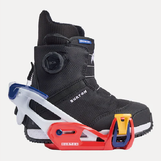スノーボード バインディング バートン BURTON STEP ON GROM White/Multi 25-26 日本正規品