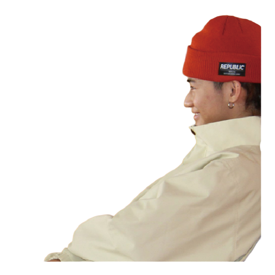 REPUBLIC リパブリック TENDER LOW BEANIE 25-26 スノーボード アクセサリー Coral Brown