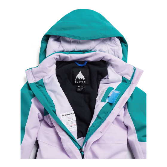 BURTON ウェア バートン  Toddlers' 2L One Piece Pacific Teal/Moondust Purple 2217414E6U 26-27 スノーボードウェア 日本正規品