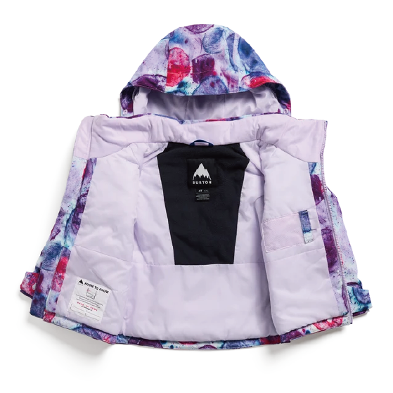 BURTON ウェア バートン  Toddlers' Burton Hillslope 2L Jacket Bubbles 2431710X83 26-27 スノーボードウェア 日本正規品