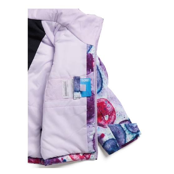 BURTON ウェア バートン  Toddlers' Burton Hillslope 2L Jacket Bubbles 2431710X83 26-27 スノーボードウェア 日本正規品