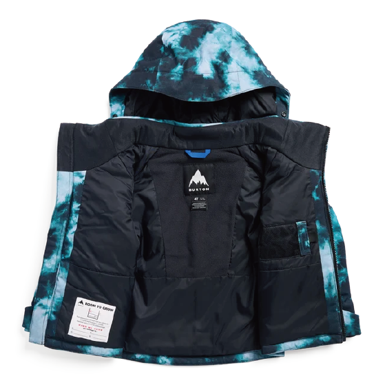BURTON ウェア バートン  Toddlers' Burton Hillslope 2L Jacket Crumple Dye 2431710EZI 26-27 スノーボードウェア 日本正規品