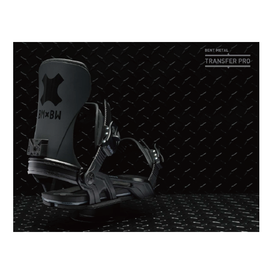 BENT METAL ビンディング  TRANSFER PRO BLACK 26-27 バインディング 日本正規品