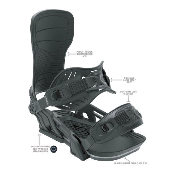BENT METAL ビンディング  TRANSFER PRO BLACK 26-27 バインディング 日本正規品
