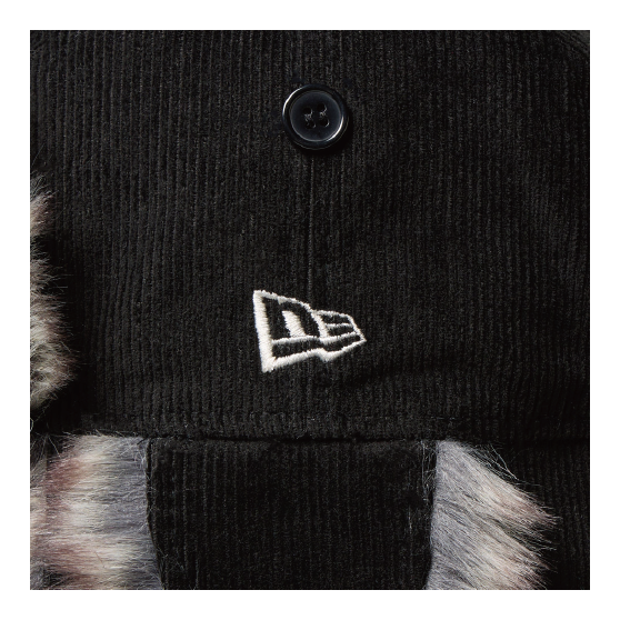 NEWERA ニューエラ [newera] TRAPPER CORDUROY BLK 24-25 スノーボード キャップ -