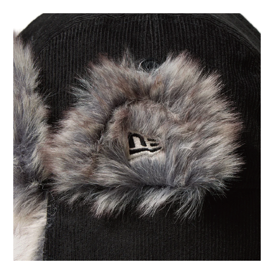 NEWERA ニューエラ [newera] TRAPPER CORDUROY BLK 24-25 スノーボード キャップ -