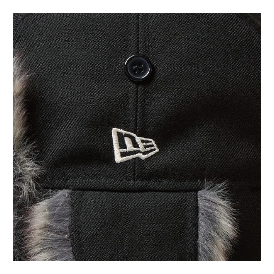 NEWERA ニューエラ [newera] TRAPPER WOOL BLK 24-25 スノーボード キャップ-