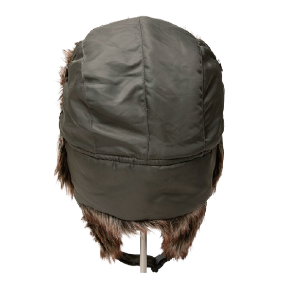 NEWHATTAN ニューハッタン [newhattan] POLYESTER TROOPER HAT 25-26 スノーボード ビーニー Camel