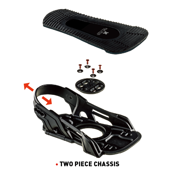 BENT METAL ビンディング  TRANSFER BLACK 26-27 バインディング 日本正規品