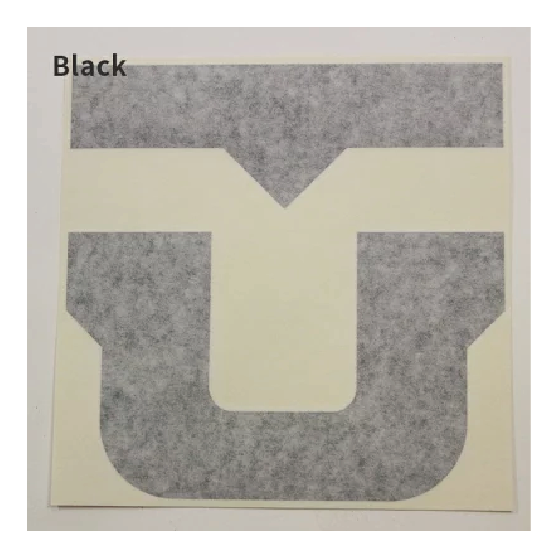 UNION ユニオン [union] U DIECUT 6.5 INCH 25-26 スノーボード ステッカー Black